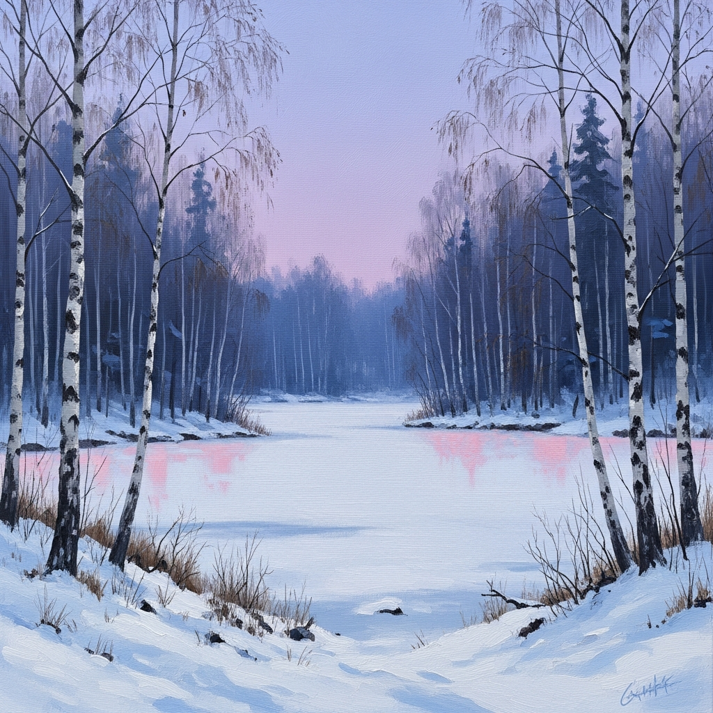Замёрзшее озеро